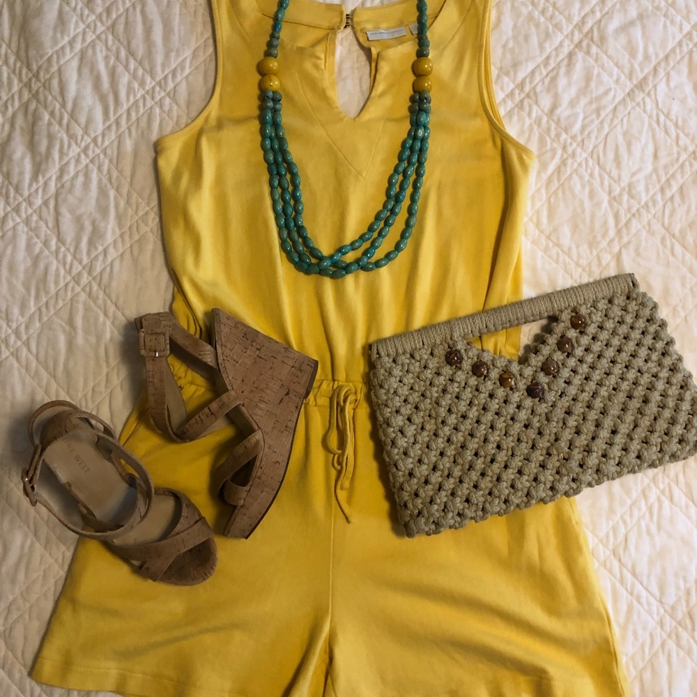 Nine West cork wedges